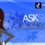 Ask Dr. Doreen Graphic with a cartoon picture of Dr. Doreen herself and her twitter name @askdrdoreen